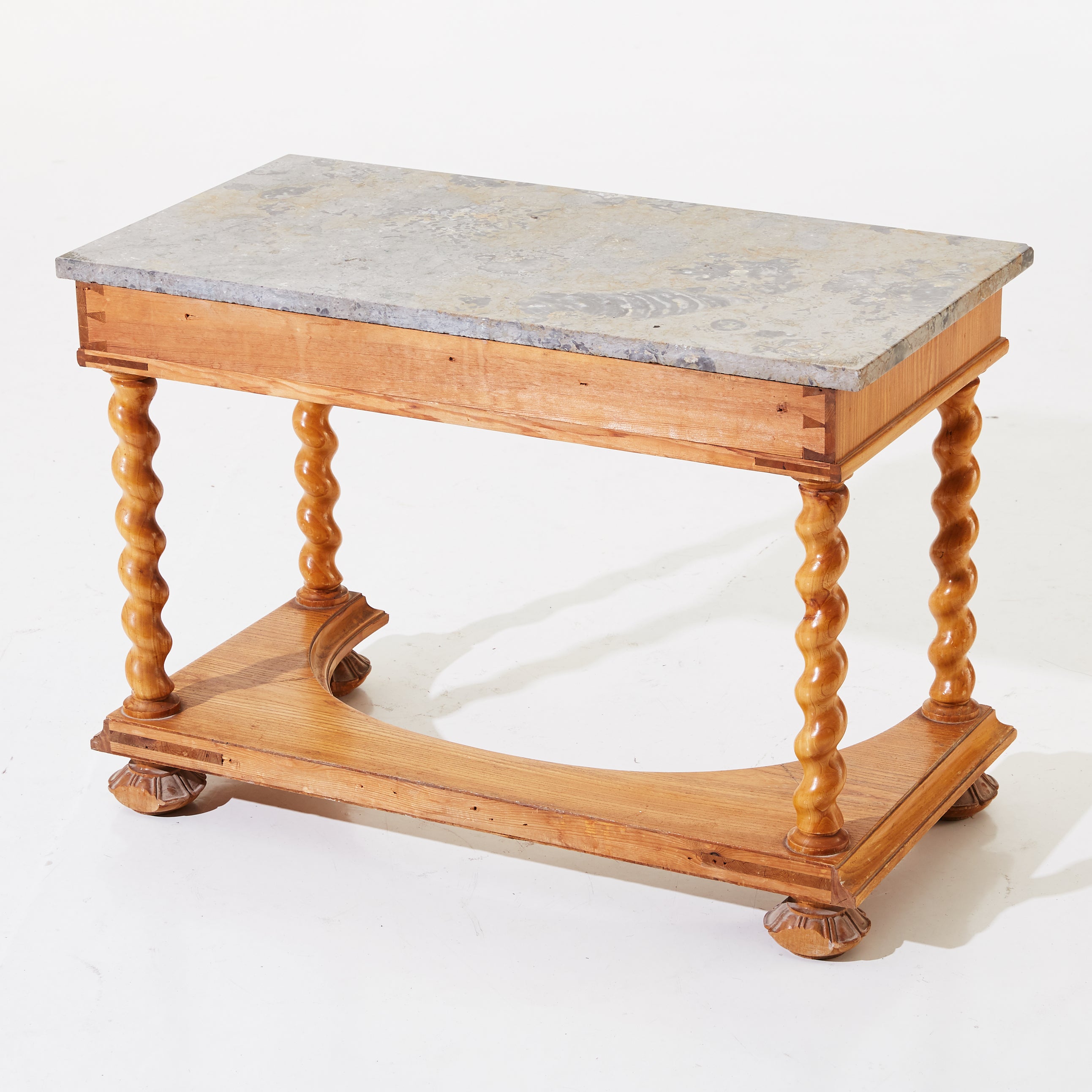 Small Side Table with Marble Top