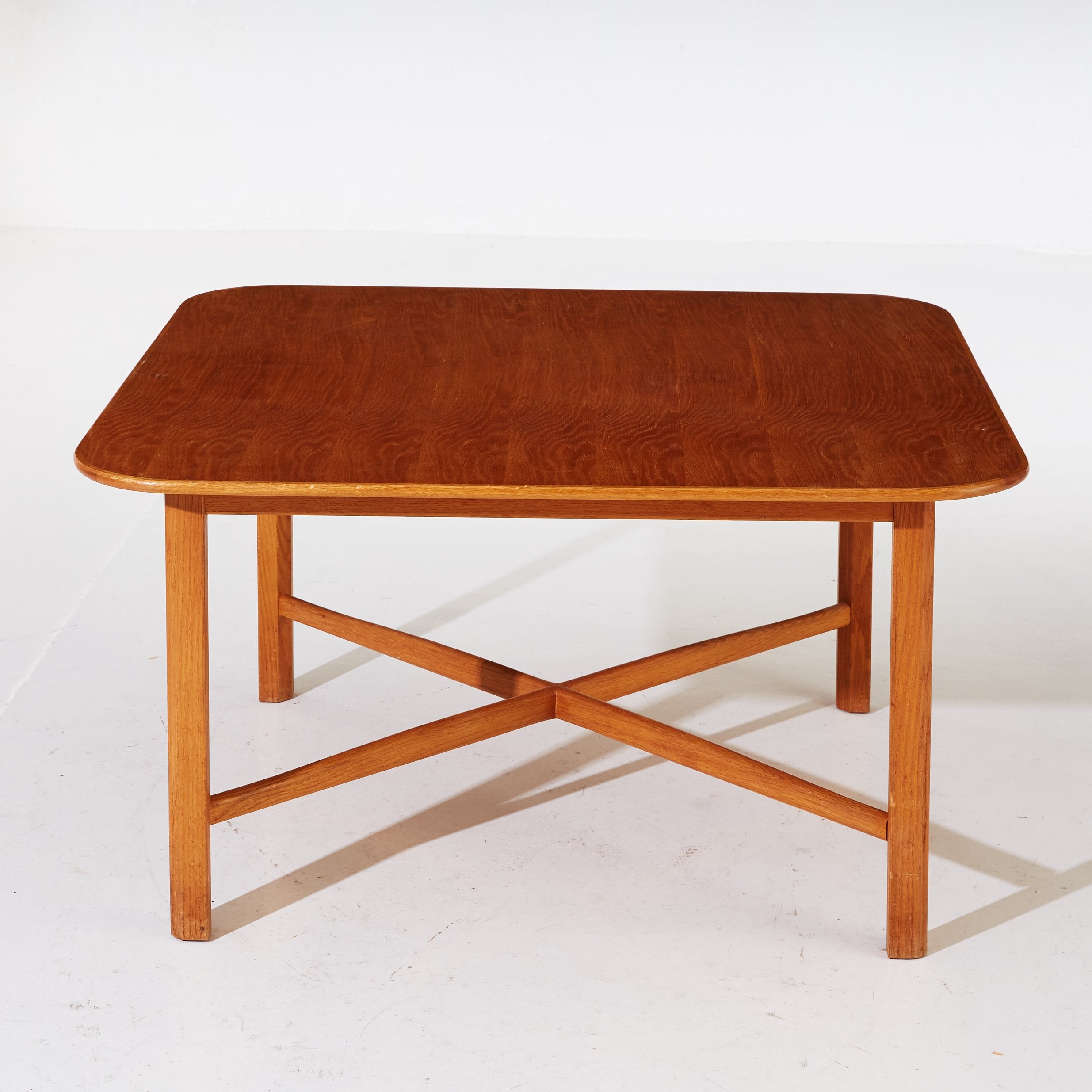 Carl Malmsten Mid Century Swedish Oak Square Coffee Table